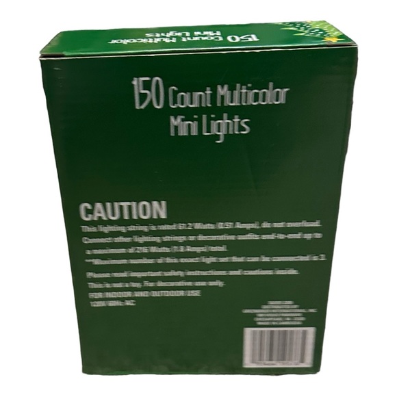 150 Count Holiday Multicolored Mini Christmas Lights NWT - Picture 2 of 4